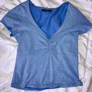 Brandy Melville floral crop top